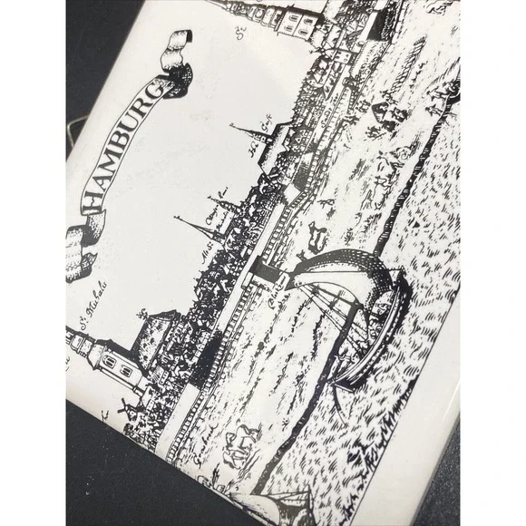 Vintage Royal Porzellan Bavaria KPM Germany Hamburg White Dish - Picture 7 of 10